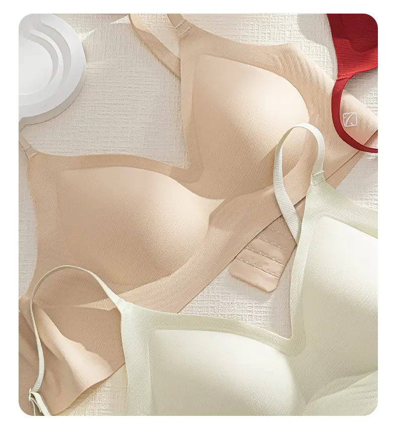 2026 New Style Seamless Underwear for Women with Soft Support, Anti-Sagging, Fixed Cup, Soft and Comfortable Push-Up Bra — feature 21