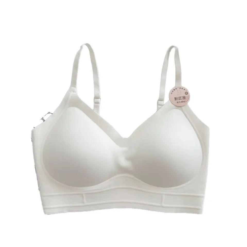 New Lightweight Breathable Invisible Foundation Liquid, Seamless Soft Support Bra, Women's Push-Up Wrap-Around Vest, Ladies' Xiaoyunji