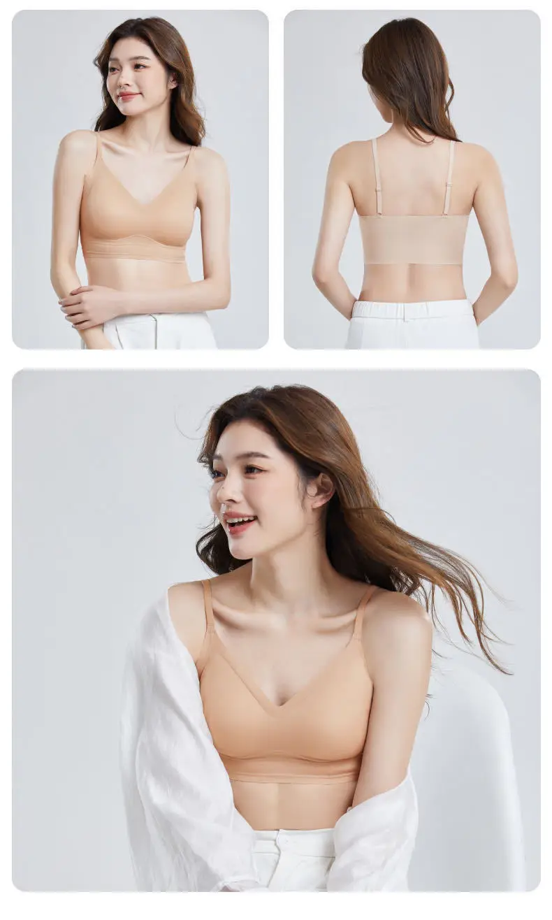 New Lightweight Breathable Invisible Foundation Liquid, Seamless Soft Support Bra, Women's Push-Up Wrap-Around Vest, Ladies' Xiaoyunji — feature 6