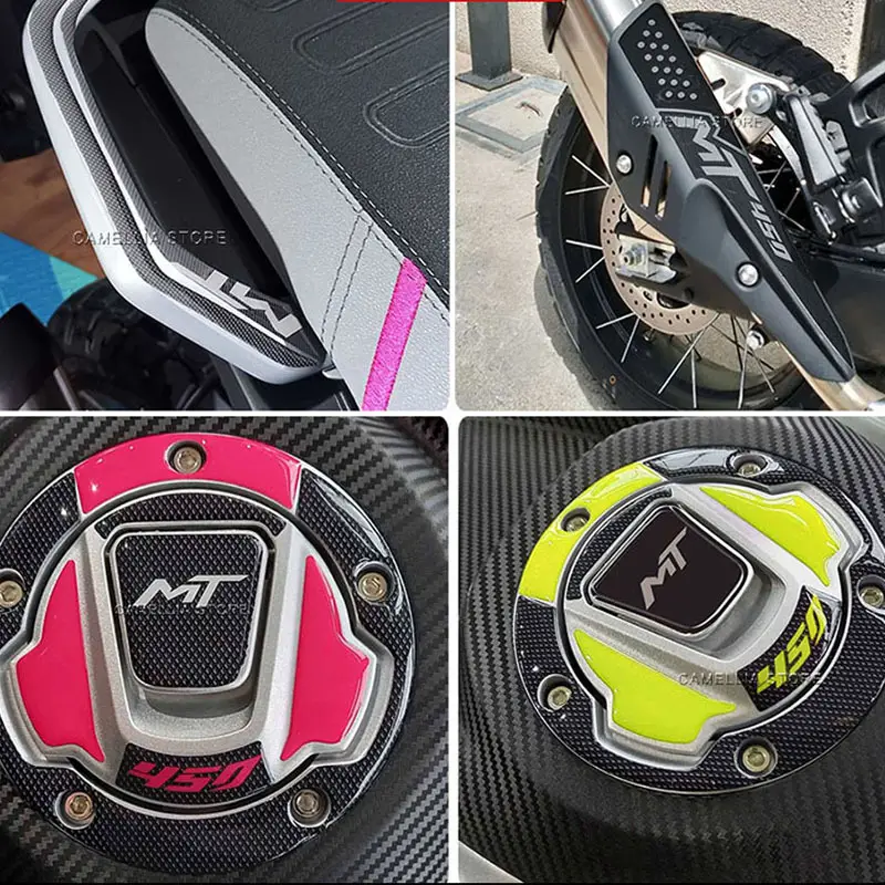 Suitable for Chunfeng 450Mt Motorcycle Stickers, Made of Adhesive Material, Scratch-Resistant, Wear-Resistant, Waterproof, Sun-Proof, Motorcycle Modification Accessories — feature 4