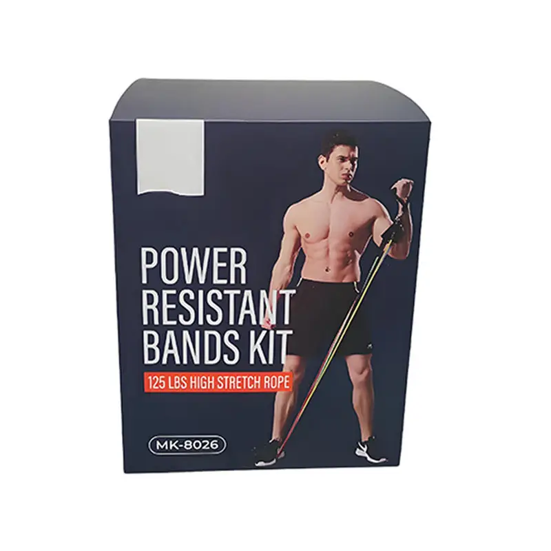 11-Piece Resistance Band Fitness Set with Carabiner, Exercise Resistance Bands, Body Shaping Belt, Resistance Rope