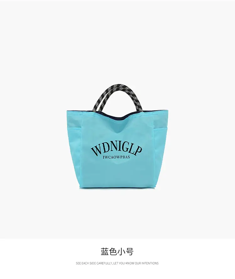 Cross-Border Solid Color Women's Tote Bag with Letter Print, Versatile Shopping Bag, Large Capacity Shoulder Handbag — feature 16