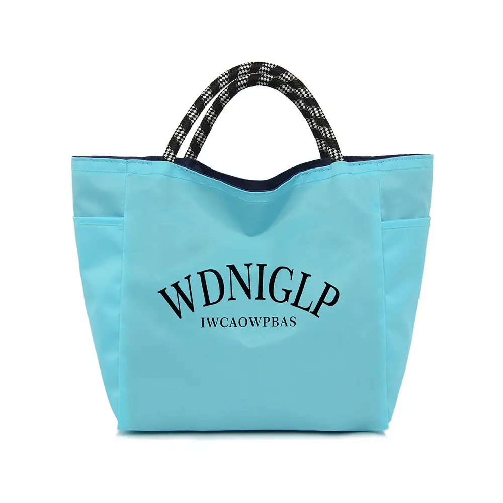 Cross-Border Solid Color Women's Tote Bag with Letter Print, Versatile Shopping Bag, Large Capacity Shoulder Handbag
