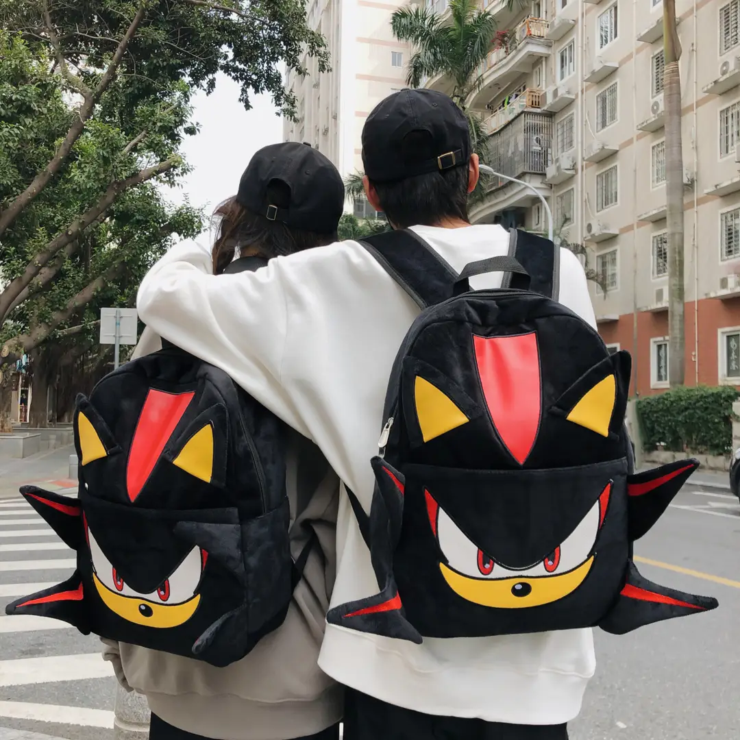 Dark Sonic Sonic Kid Backpack Couple Cartoon School Bag Female Student Large Capacity Travel Backpack Male — feature 2