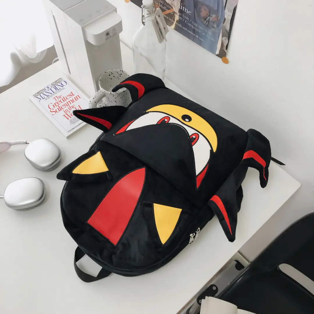 Dark Sonic Sonic Kid Backpack Couple Cartoon School Bag Female Student Large Capacity Travel Backpack Male — feature 7