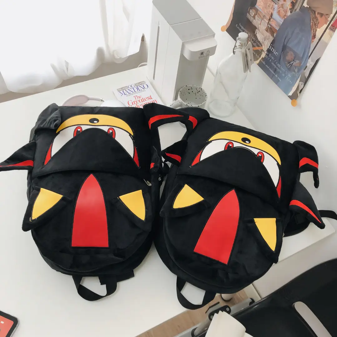 Dark Sonic Sonic Kid Backpack Couple Cartoon School Bag Female Student Large Capacity Travel Backpack Male — feature 8