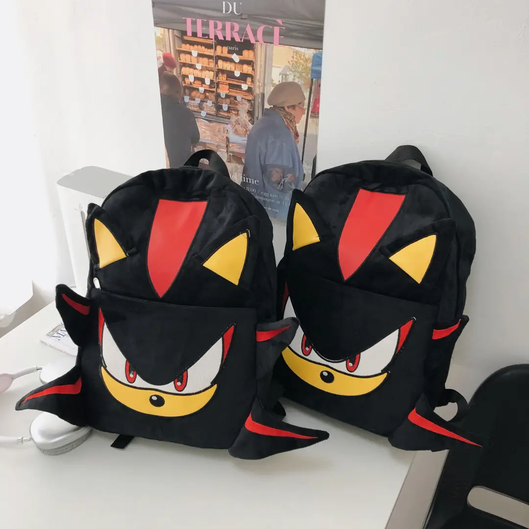 Dark Sonic Sonic Kid Backpack Couple Cartoon School Bag Female Student Large Capacity Travel Backpack Male — feature 9