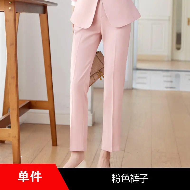 Blue Suit Set for Women, New Spring and Autumn Style, Hotel Manager Work Uniform, Formal Professional Suit Jacket