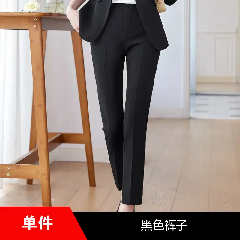 Blue Suit Set for Women, New Spring and Autumn Style, Hotel Manager Work Uniform, Formal Professional Suit Jacket