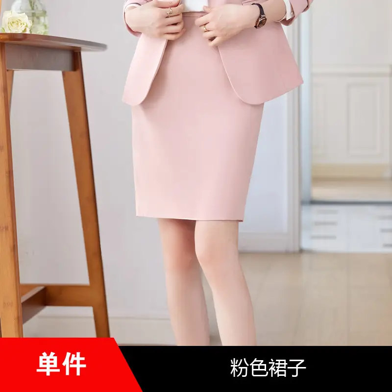 Blue Suit Set for Women, New Spring and Autumn Style, Hotel Manager Work Uniform, Formal Professional Suit Jacket