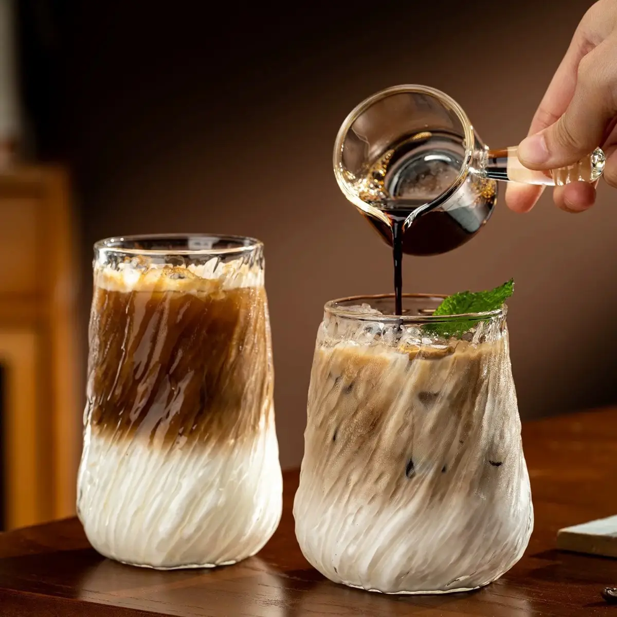 Retro Cyclone Dirty Ice Americano Latte Cup High-Value Heat-Resistant Glass Cup - Image 7