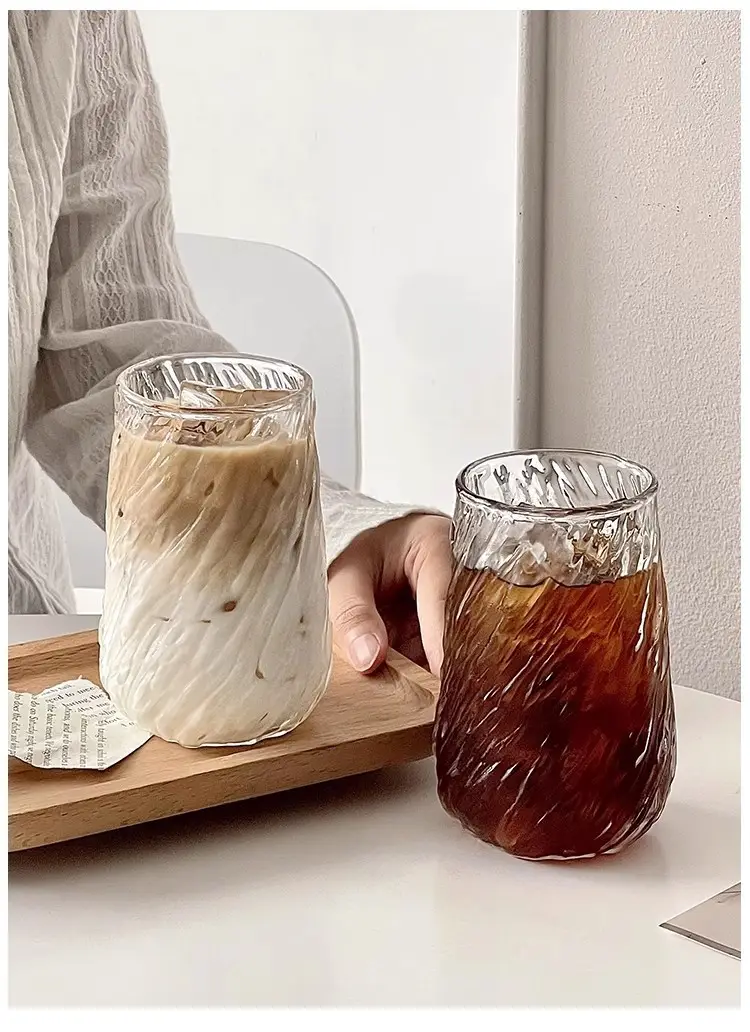 Retro Cyclone Dirty Ice Americano Latte Cup High-Value Heat-Resistant Glass Cup — feature 2