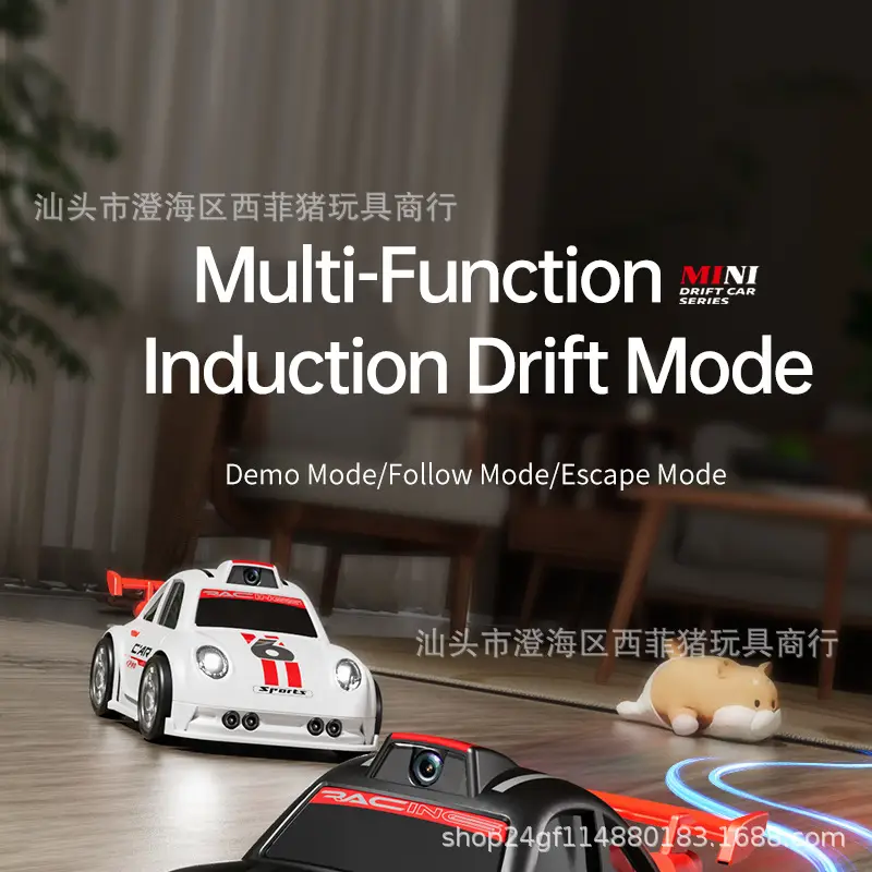 Cross-Border Remote Control Mini Car with Camera and Photo Function, Cartoon Q-Version Mini Screen-Controlled Racing Car, Drifting C6 Remote Control Car Toy — feature 25