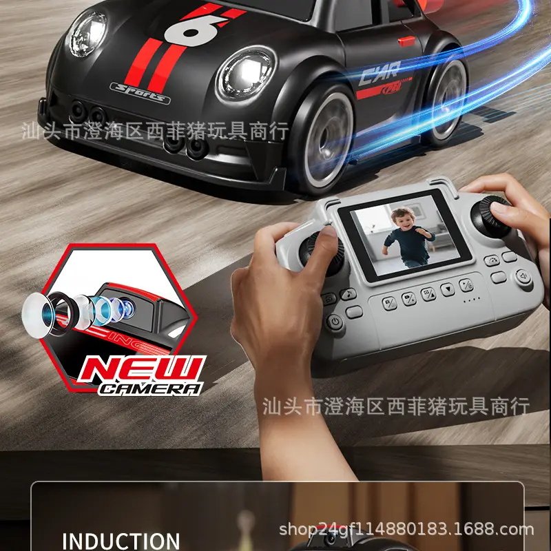 Cross-Border Remote Control Mini Car with Camera and Photo Function, Cartoon Q-Version Mini Screen-Controlled Racing Car, Drifting C6 Remote Control Car Toy — feature 26