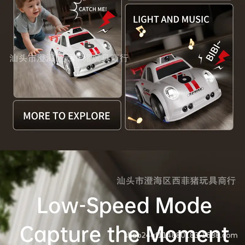 Cross-Border Remote Control Mini Car with Camera and Photo Function, Cartoon Q-Version Mini Screen-Controlled Racing Car, Drifting C6 Remote Control Car Toy — feature 28