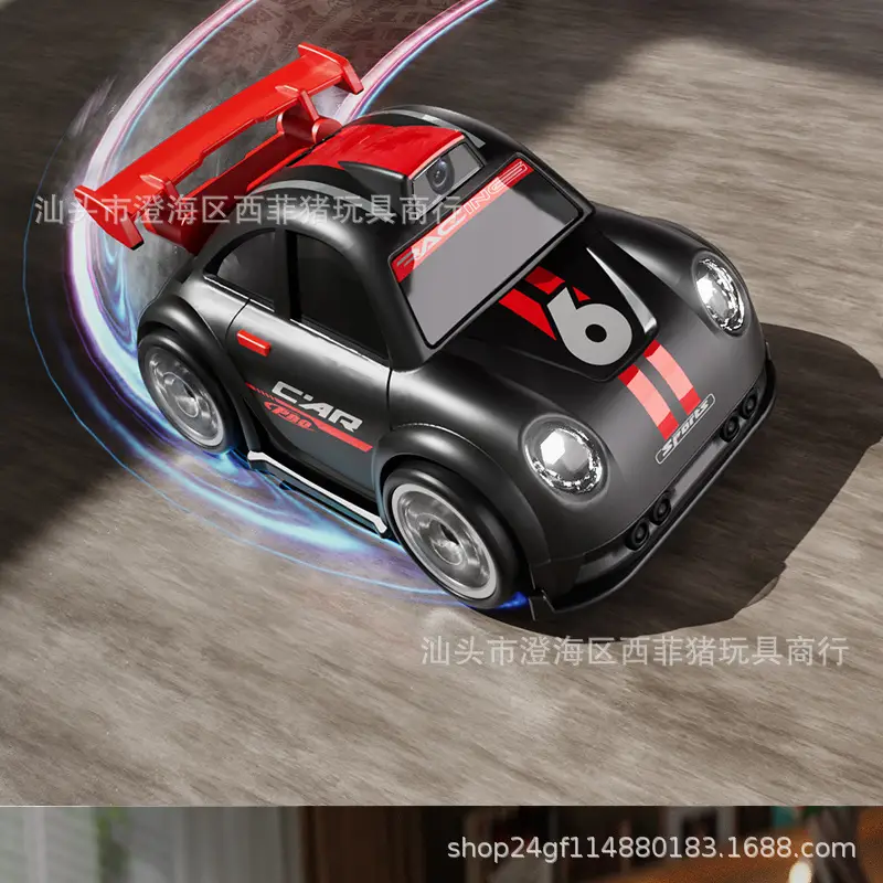 Cross-Border Remote Control Mini Car with Camera and Photo Function, Cartoon Q-Version Mini Screen-Controlled Racing Car, Drifting C6 Remote Control Car Toy — feature 32