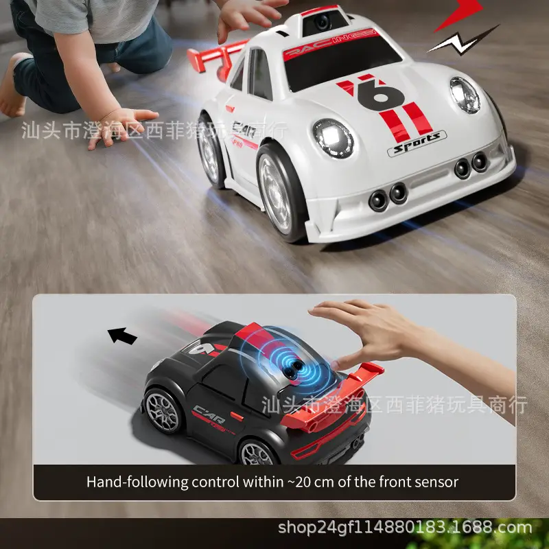 Cross-Border Remote Control Mini Car with Camera and Photo Function, Cartoon Q-Version Mini Screen-Controlled Racing Car, Drifting C6 Remote Control Car Toy — feature 36