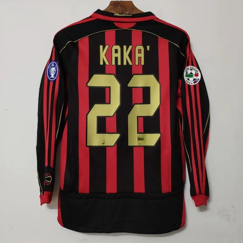 Retro Jerseys, Classic Nostalgic Replica Football Uniforms, Ac Milan Team Uniforms, Kaka, Maldini, Inzaghi Jerseys