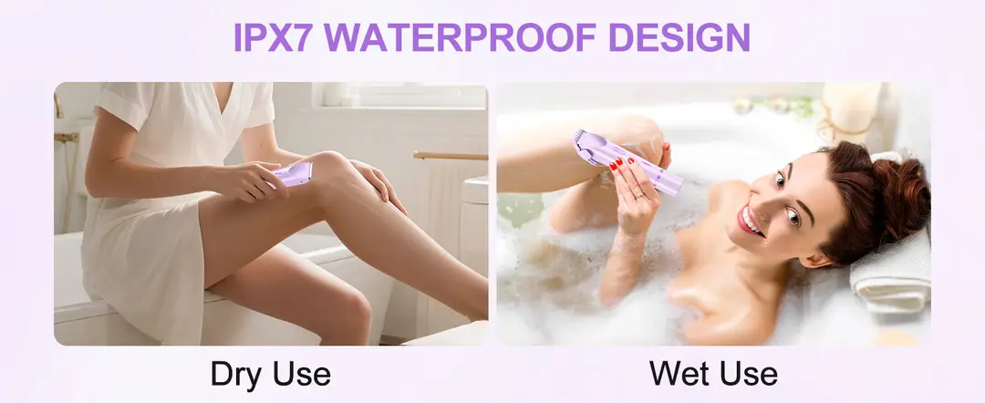 Cross-Border Amazon Hot-Selling Electric Double-Head Hair Removal Device for Women, Private Area Shaver, Hair Trimmer, Hair Clipper Wholesale — feature 5
