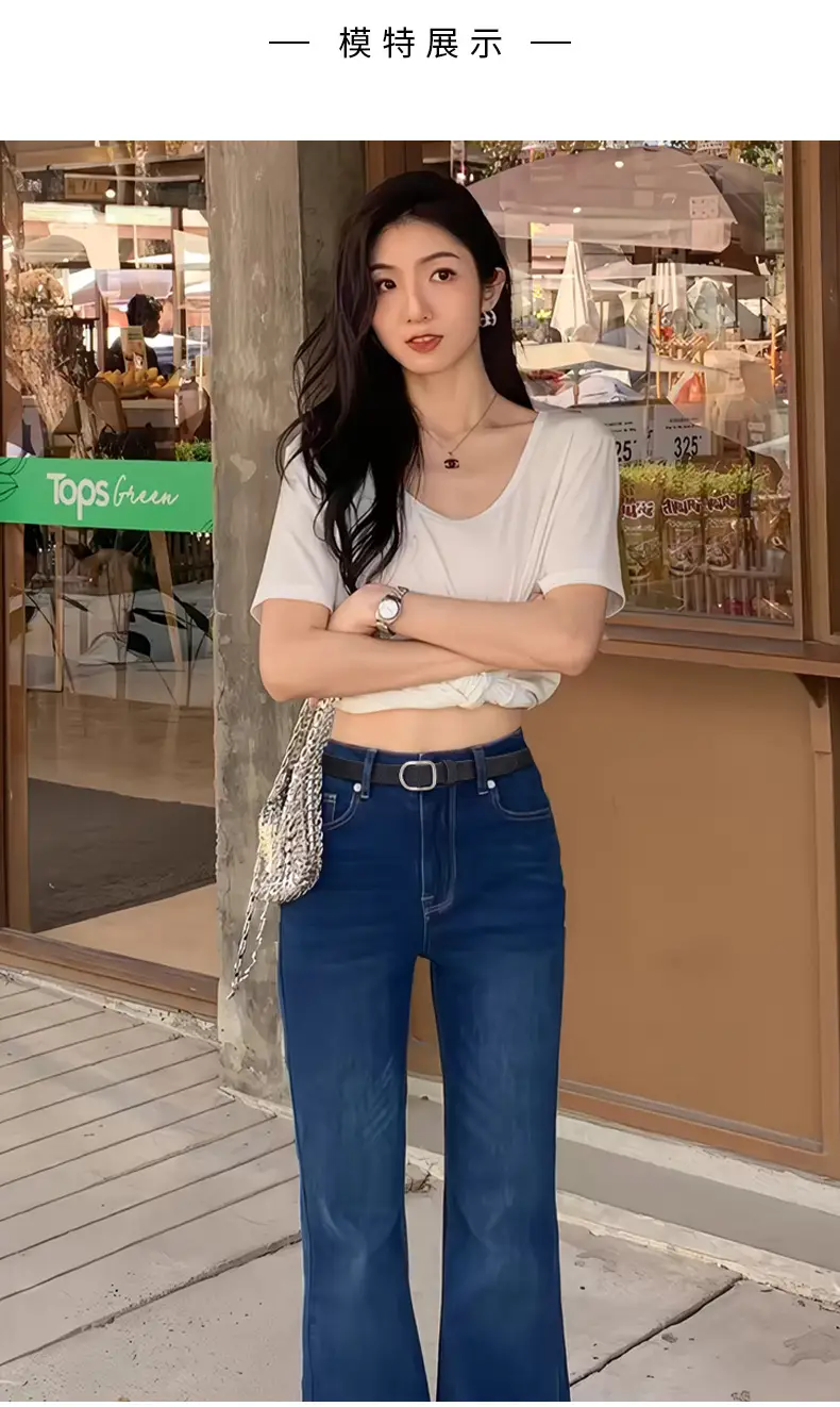 D-Shaped Smooth Buckle No-Punch Leather Belt for Women, Korean Style Fashion Simple Jeans Belt Versatile Decorative Belt — feature 5