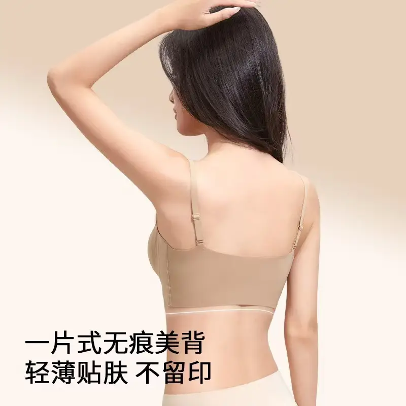 New Style Skin-Friendly Seamless Underwear with Jelly Strips, Soft Support, Comfortable, Lightweight, and Beautiful Back Bra — feature 9