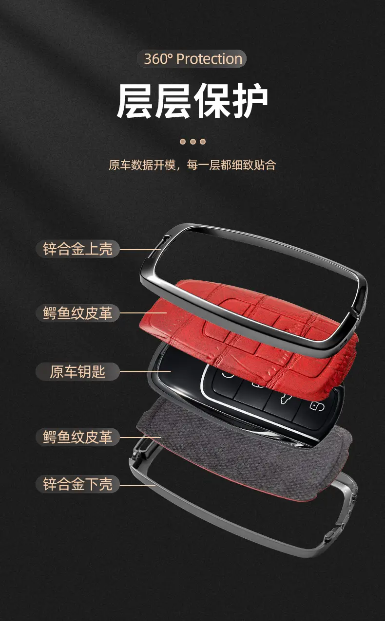Suitable for Chery Tiggo 8Plus Key Cover, Tiggo 8Pro/7Plus Kunpeng Version E Arrizo 5 Key Case Cover — feature 6
