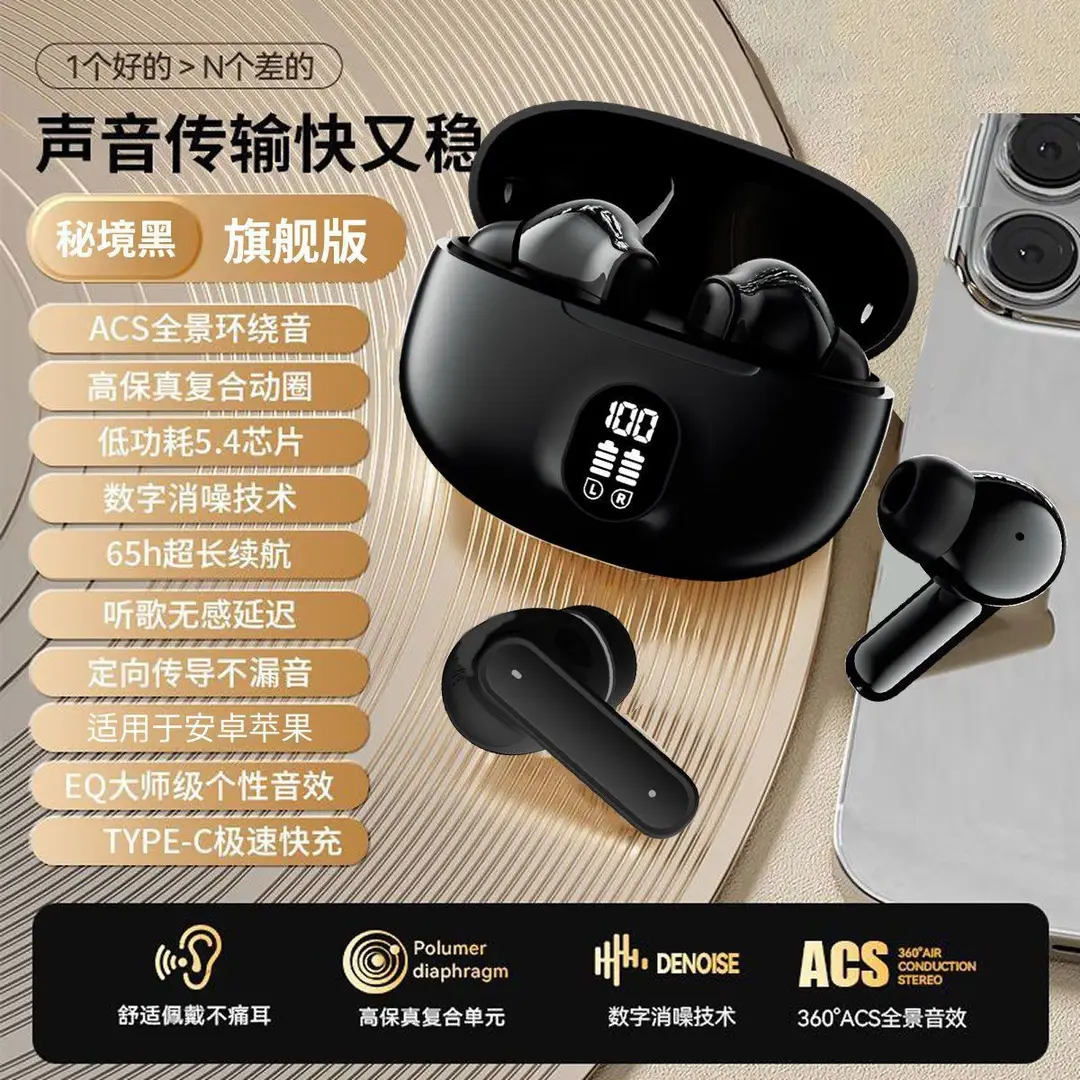 [Sound of Berlin] New Bluetooth Headphones with Long Battery Life for Listening to Music, Sports, Running, Standby, High-Quality Sound, In-Ear Type 895B