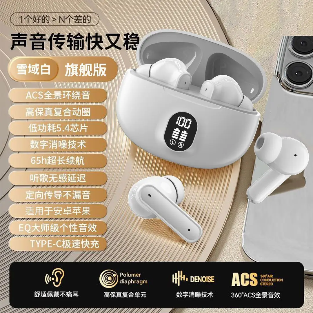 [Sound of Berlin] New Bluetooth Headphones with Long Battery Life for Listening to Music, Sports, Running, Standby, High-Quality Sound, In-Ear Type 895B