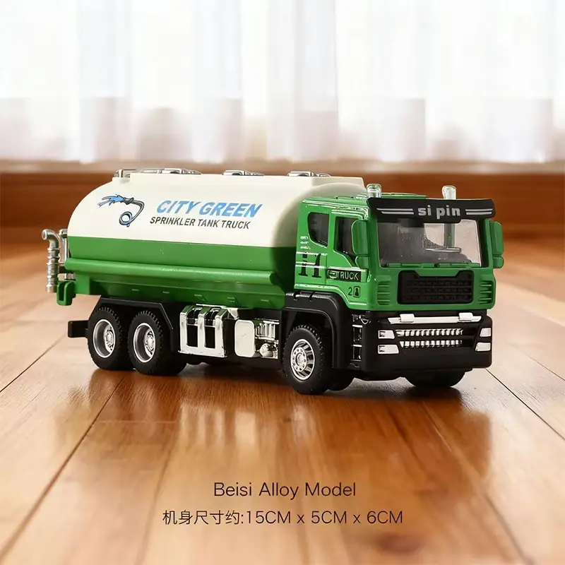 Inertia Alloy Hand-Cranked Excavator Construction Vehicle Toy for Boys, Digger, Bulldozer, Baby Model Ornament Gift