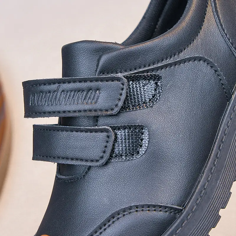 Boys' Leather Shoes 2026 Spring and Autumn New Black Children's Performance Shoes Boys' Small Leather Shoes Soft-Soled Student School Shoes Wholesale