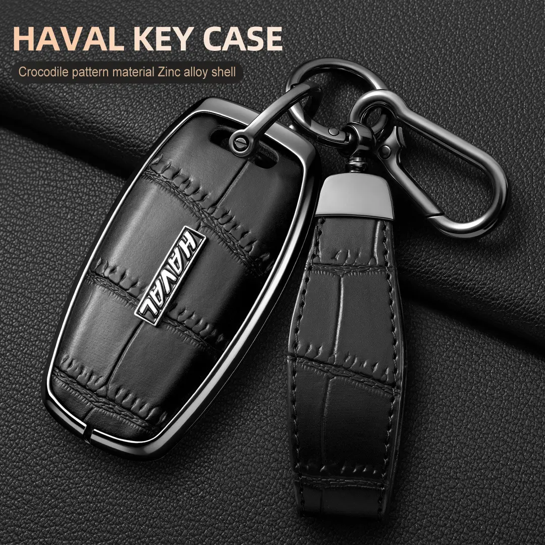 Suitable for Haval Raptor Key Case, Genuine Leather Second-Generation Big Dog, Haval H6, Shenshou, Xiaolong Max, Cool Dog, Xiaolong Shell Cover