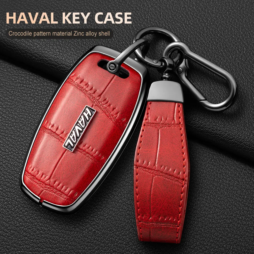 Suitable for Haval Raptor Key Case, Genuine Leather Second-Generation Big Dog, Haval H6, Shenshou, Xiaolong Max, Cool Dog, Xiaolong Shell Cover