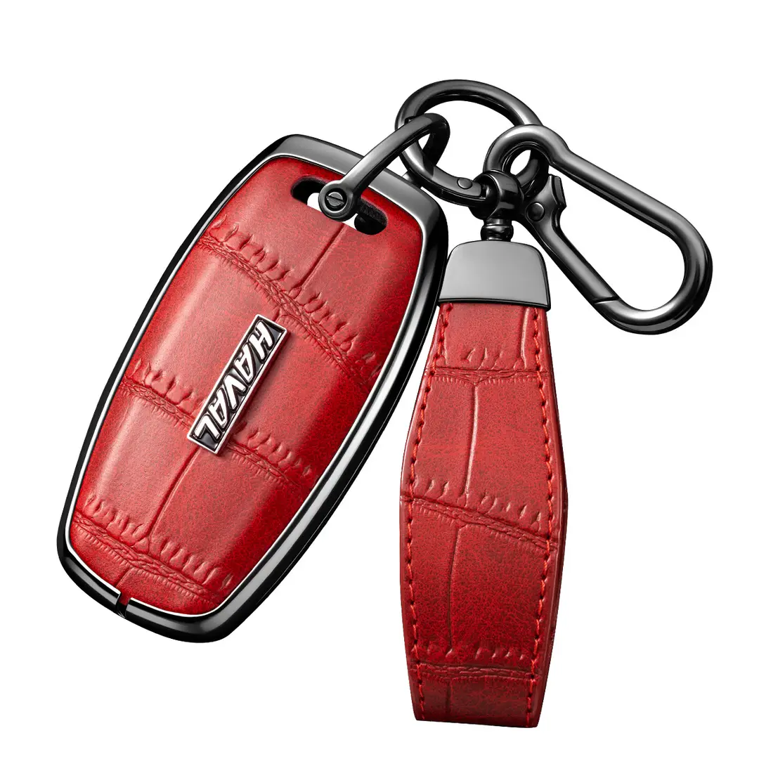 Suitable for Haval Raptor Key Case, Genuine Leather Second-Generation Big Dog, Haval H6, Shenshou, Xiaolong Max, Cool Dog, Xiaolong Shell Cover