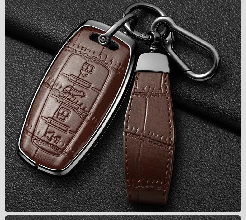 Suitable for Haval Raptor Key Case, Genuine Leather Second-Generation Big Dog, Haval H6, Shenshou, Xiaolong Max, Cool Dog, Xiaolong Shell Cover — feature 12