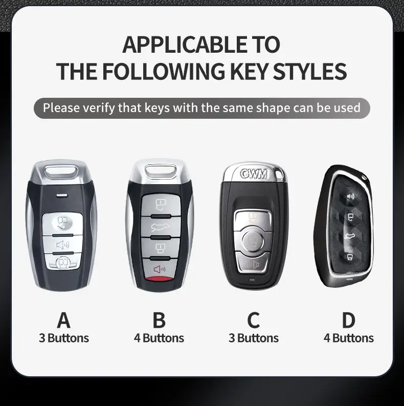 Suitable for Haval Raptor Key Case, Genuine Leather Second-Generation Big Dog, Haval H6, Shenshou, Xiaolong Max, Cool Dog, Xiaolong Shell Cover — feature 2