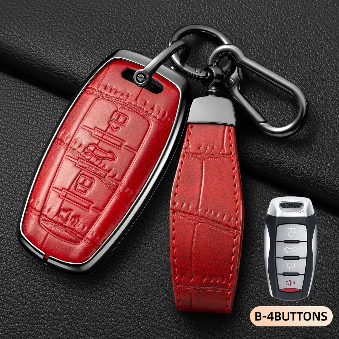 Suitable for Haval Raptor Key Case, Genuine Leather Second-Generation Big Dog, Haval H6, Shenshou, Xiaolong Max, Cool Dog, Xiaolong Shell Cover