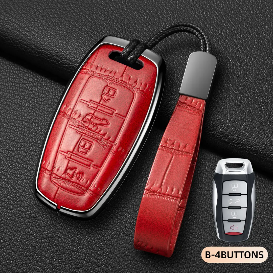Suitable for Haval Raptor Key Case, Genuine Leather Second-Generation Big Dog, Haval H6, Shenshou, Xiaolong Max, Cool Dog, Xiaolong Shell Cover