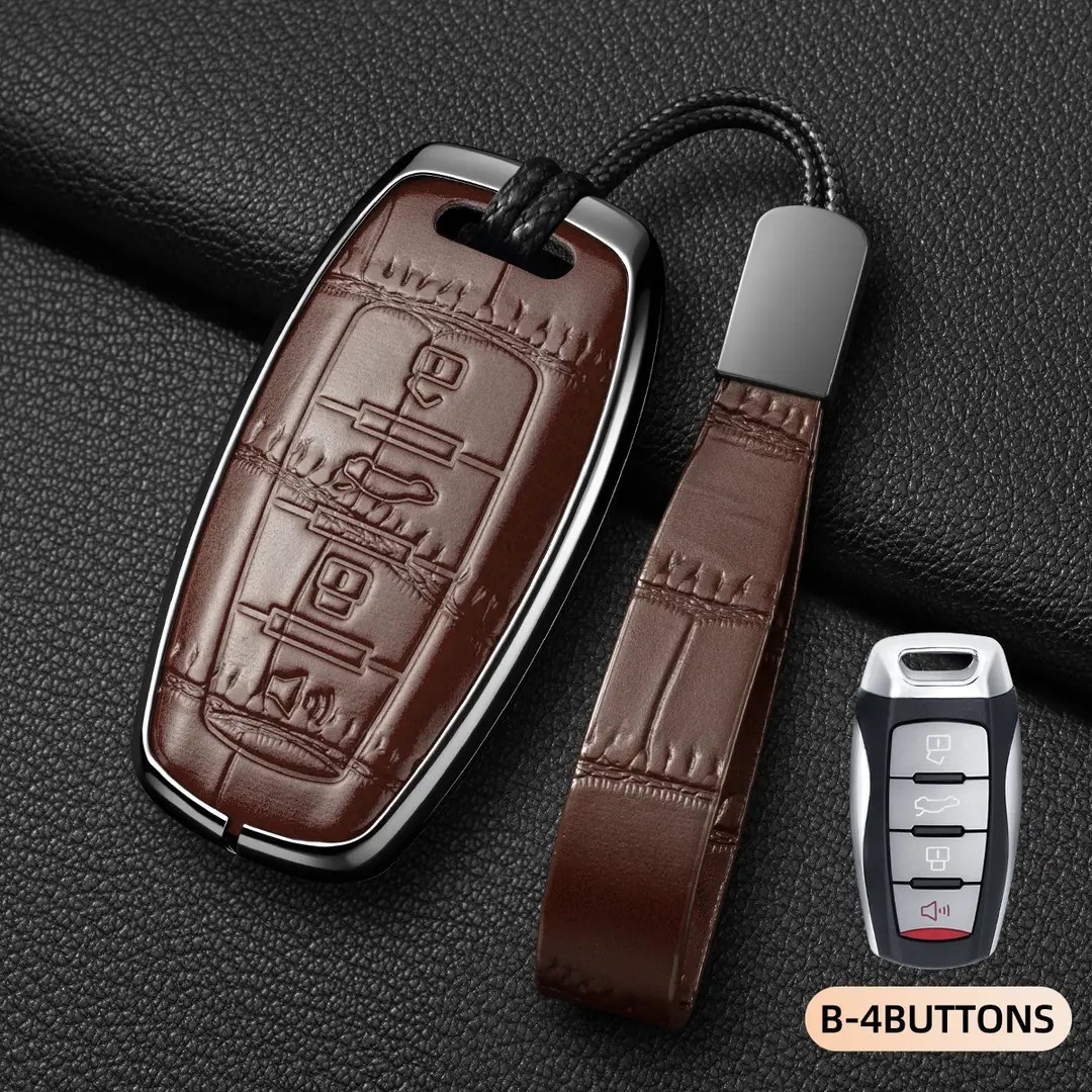 Suitable for Haval Raptor Key Case, Genuine Leather Second-Generation Big Dog, Haval H6, Shenshou, Xiaolong Max, Cool Dog, Xiaolong Shell Cover