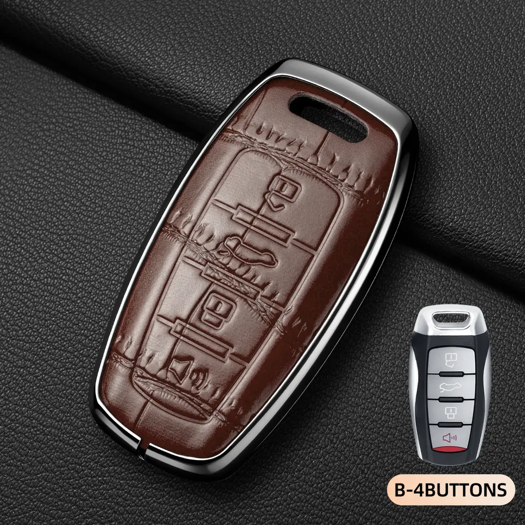 Suitable for Haval Raptor Key Case, Genuine Leather Second-Generation Big Dog, Haval H6, Shenshou, Xiaolong Max, Cool Dog, Xiaolong Shell Cover