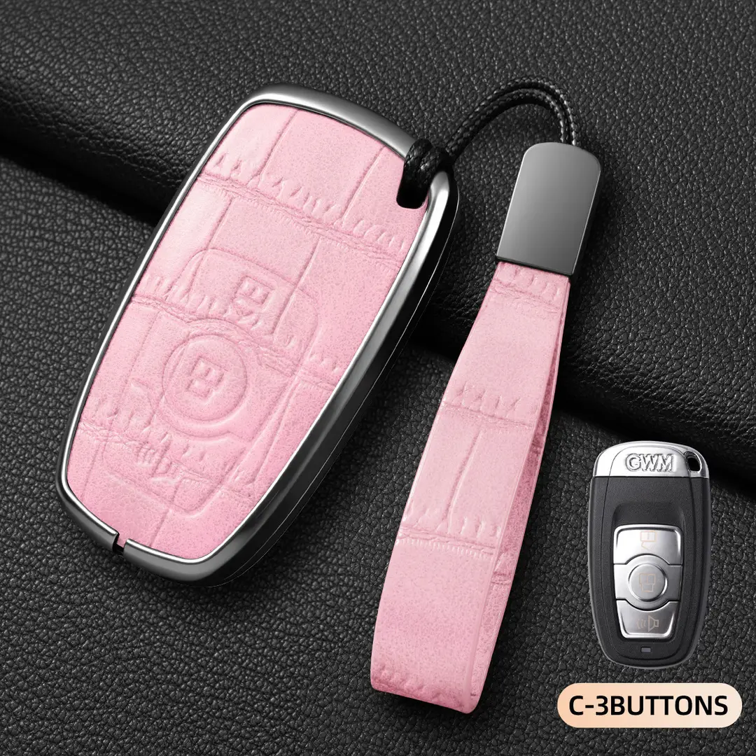 Suitable for Haval Raptor Key Case, Genuine Leather Second-Generation Big Dog, Haval H6, Shenshou, Xiaolong Max, Cool Dog, Xiaolong Shell Cover