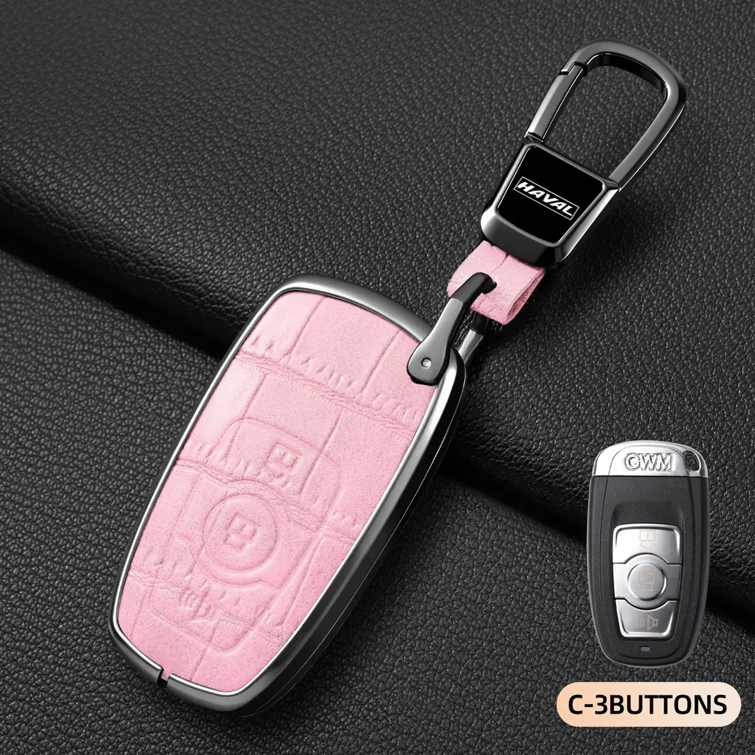 Suitable for Haval Raptor Key Case, Genuine Leather Second-Generation Big Dog, Haval H6, Shenshou, Xiaolong Max, Cool Dog, Xiaolong Shell Cover