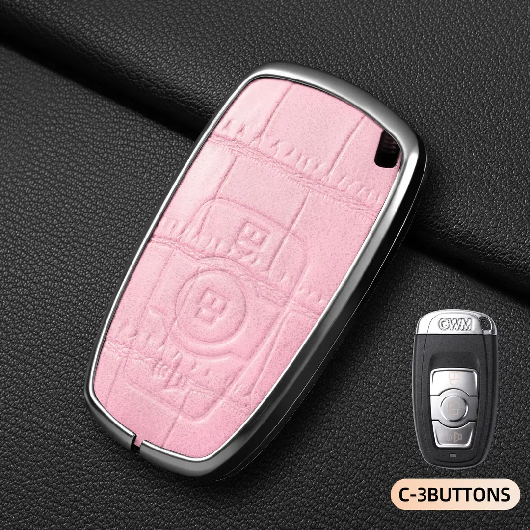 Suitable for Haval Raptor Key Case, Genuine Leather Second-Generation Big Dog, Haval H6, Shenshou, Xiaolong Max, Cool Dog, Xiaolong Shell Cover