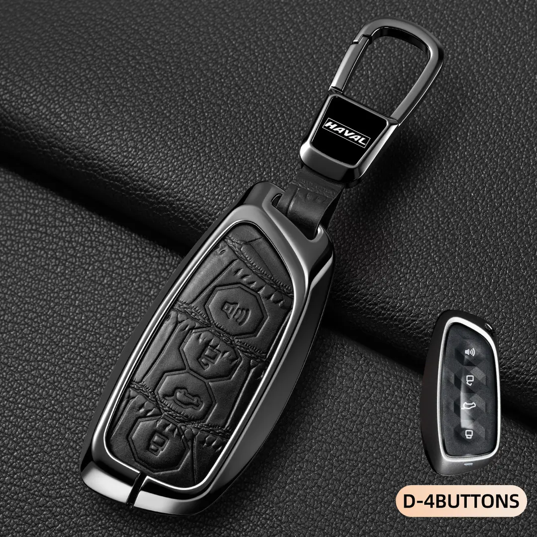 Suitable for Haval Raptor Key Case, Genuine Leather Second-Generation Big Dog, Haval H6, Shenshou, Xiaolong Max, Cool Dog, Xiaolong Shell Cover