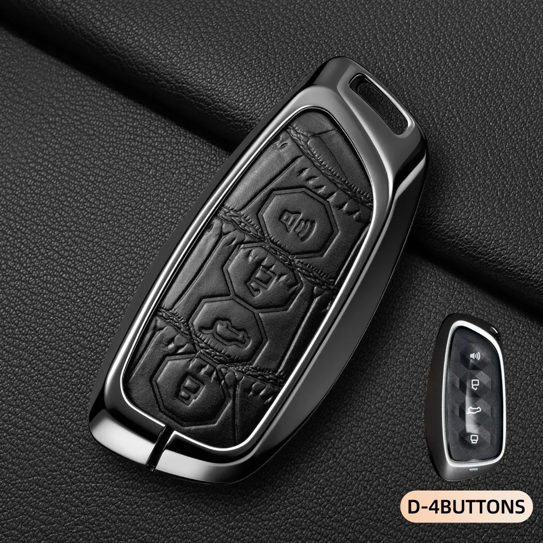 Suitable for Haval Raptor Key Case, Genuine Leather Second-Generation Big Dog, Haval H6, Shenshou, Xiaolong Max, Cool Dog, Xiaolong Shell Cover