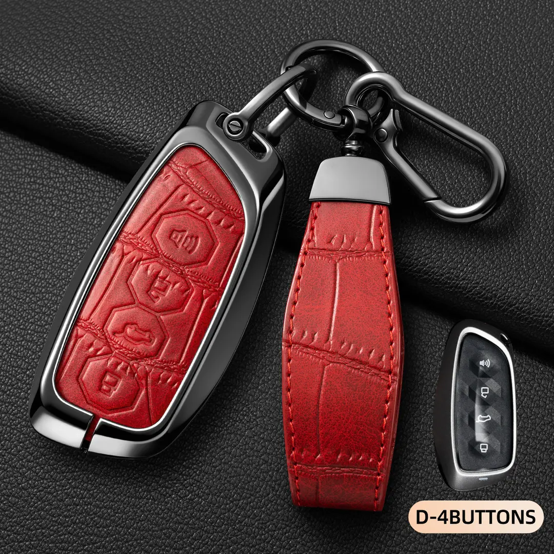 Suitable for Haval Raptor Key Case, Genuine Leather Second-Generation Big Dog, Haval H6, Shenshou, Xiaolong Max, Cool Dog, Xiaolong Shell Cover