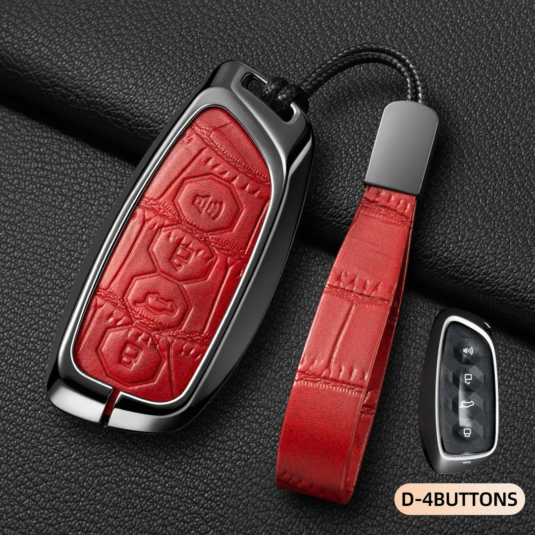 Suitable for Haval Raptor Key Case, Genuine Leather Second-Generation Big Dog, Haval H6, Shenshou, Xiaolong Max, Cool Dog, Xiaolong Shell Cover
