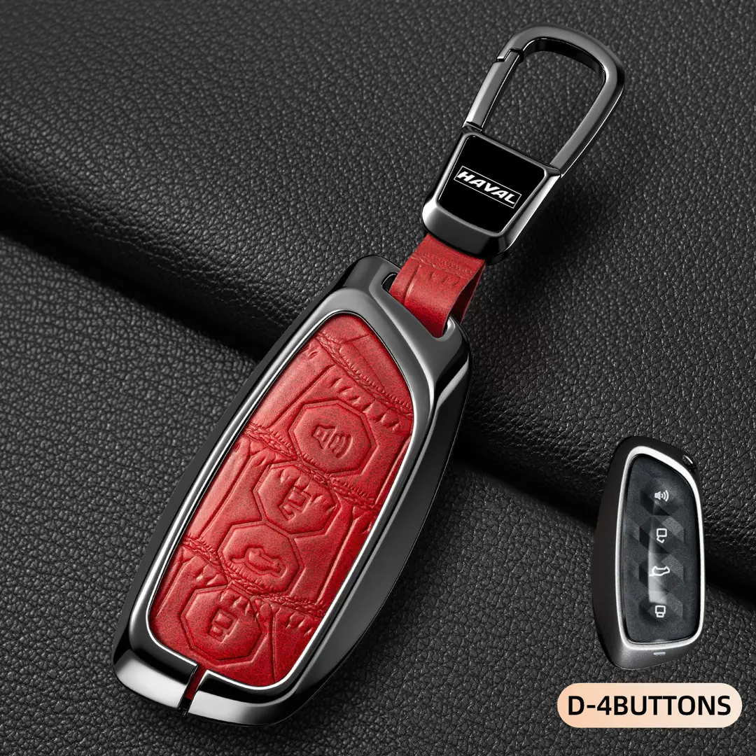 Suitable for Haval Raptor Key Case, Genuine Leather Second-Generation Big Dog, Haval H6, Shenshou, Xiaolong Max, Cool Dog, Xiaolong Shell Cover