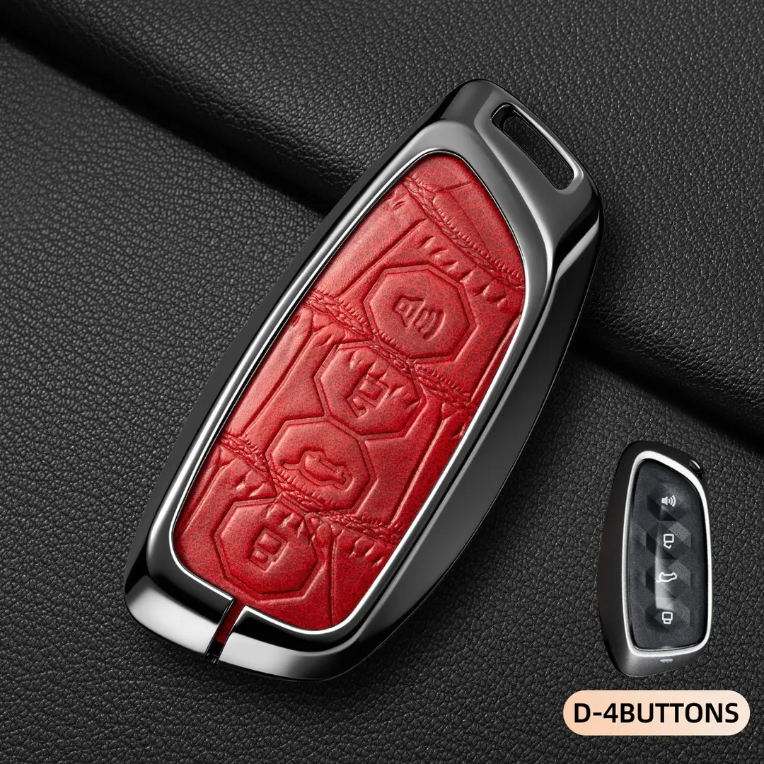 Suitable for Haval Raptor Key Case, Genuine Leather Second-Generation Big Dog, Haval H6, Shenshou, Xiaolong Max, Cool Dog, Xiaolong Shell Cover