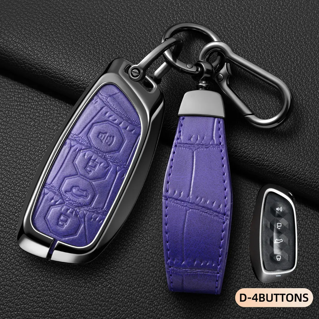Suitable for Haval Raptor Key Case, Genuine Leather Second-Generation Big Dog, Haval H6, Shenshou, Xiaolong Max, Cool Dog, Xiaolong Shell Cover