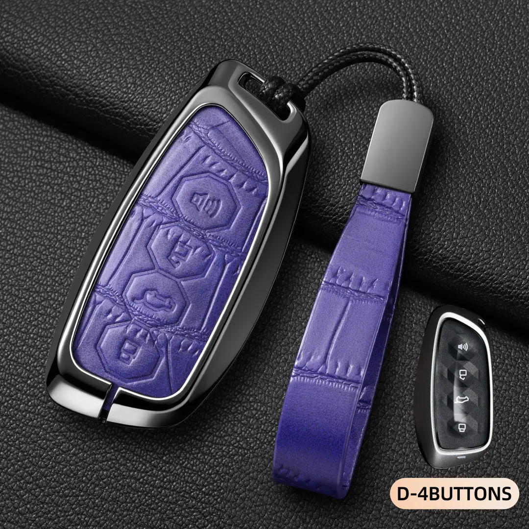 Suitable for Haval Raptor Key Case, Genuine Leather Second-Generation Big Dog, Haval H6, Shenshou, Xiaolong Max, Cool Dog, Xiaolong Shell Cover